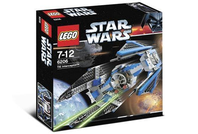 LEGO Set-TIE Interceptor-Star Wars / Star Wars Episode 4/5/6-6206-4-Creative Brick Builders